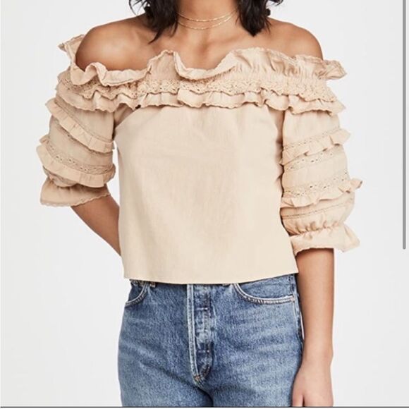 Meadows Wheat Blossom Top Size 6 $168 - Picture 1 of 12